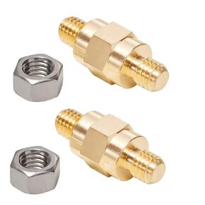 Side Post Battery Terminal Bolt Compatible with GM and Other Accessories to Battery,Standard Battery Post Stud Extender Screws 3/8 16 Stud Bolts,Pack of 5