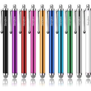 Stylus Pens for Touch Screens, StylusHome 10 Pack Mesh Fiber Tip Stylus Pens for ipad iPhone Tablets Samsung All Precision Capacitive Universal Touch Screen Devices