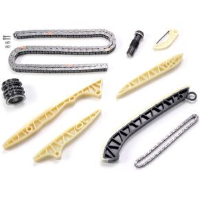 Timing Chain Kit Fit 2006-2017 for Mercedes-Benz C230 C280 C350 E280 E350 S350 SLK280 SLK300 SLK350 W203 W221 W204 GLK350 GLK500 GLS350 GLS500 ML350 Engine Code:M272 M273