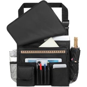 Car Organizer Front Seat, Work Truck Organizer, Passenger Seat Organizer for Car Office, Car Seat Organizer and Storage Bag for Car Truck Van