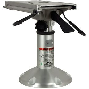 SPRINGFIELD Marine 1250250-L1 Mainstay Short 2-3/8" Air-Powered Pedestal - 12.5"-15.5", Slide & Swivel