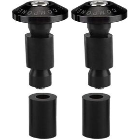 motorcycle vibration bar ends, 7/8 handlebar end caps-Acouto 22mm 7/8inch Motorcycle Bar End Plug,Universal Handlebar Plug End Slider Plug Caps for Racing ATV Offroad(Black)