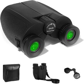 10x25 Binoculars for Adults or Kids,Compact Binoculars for Bird Watching,Outdoor Hunting,Concert,Travel,Hiking,Opera