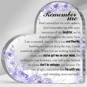 Pet Memorial Gifts, Sympathy Gift for Loss of Dog Cat, Pet Memorial Acrylic Rainbow Bridge Decorations Condolences Gifts for Pet Loss Remembrance Keepsake