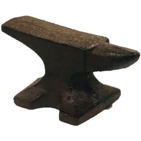 Anvil Paperweight - Antique Rustic Finish Desk Decor For Man Cave, Game Room, Dad Gift, 1 Pound in Kuwait