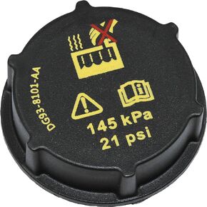 DG93-8101-AA Radiator Coolant Reservoir Tank Cap For Ford Focus Mustang Fusion Escape Fiesta Bronco Edge Ranger Expedition Explorer Transit & Lincoln Aviator MKZ MKC. Replaces# 1301104 DG93-8101-AA