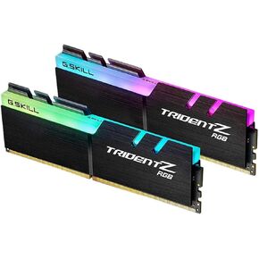 G.SKILL Trident Z RGB Series (Intel XMP) DDR4 RAM 16GB (2x8GB) 3600MT/s CL18-22-22-42 1.35V Desktop Computer Memory UDIMM (F4-3600C18D-16GTZR)