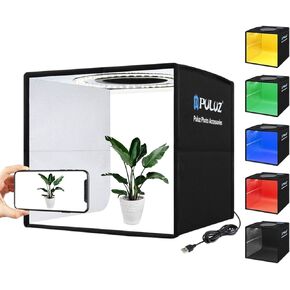 Soft Box Set Portable Folding Photo Lighting Modifier Photography Tent Box with 12 Colors Backdrops