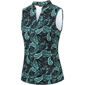 Womens Sleeveless Golf Shirts Moisture Wicking Tennis Polo Workout Tops