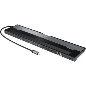 j5create USB-C Dual HDMI Docking Station (10-in-1), 4K + 1080p Dual HDMI Display, 5Gbps USB-A x3, SD Card Reader, PD 100W, RJ45 Ethernet, Combo Audio Jack, for MacBook and Windows Laptop (JCD542)
