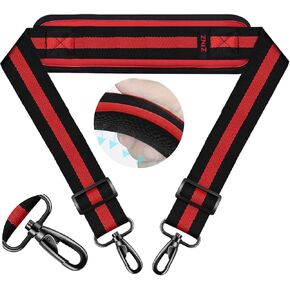 ZINZ 74" Shoulder Strap with Fixed Pad and Dual Balanced Buckles，Black