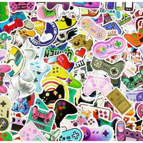 100 Pcs Video Game Water Bottle Stickers for Boys, Gaming Gamer Stickers in Kuwait