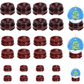 Crystal Sphere Stand, 24 Pieces 3 Size Crystal Sphere Holder, Crystal Ball Stand for Display Crystal, Crystal Ball Holder for Crystal Ball Sphere Globe Stone and Ball Egg Base Display Decor in Kuwait