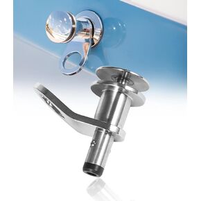 1/2'' Quick Release Boat Fender Holder - Marine Stainless Steel Quick-Release Boat Fender Holder Mount Cleat Hook, Receiver Not Included