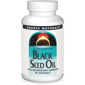 Source Naturals Black Seed Oil for Respritory Support* - 60 Softgels