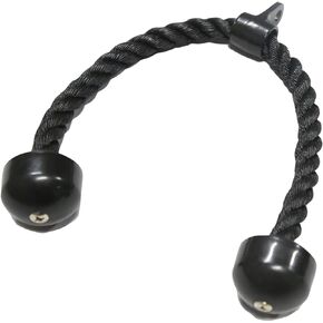 HULKFIT Weightlifting Cable Attachments for Cable Crossover, LAT Pulldown, and Power Cage - D Row, Straight Bar, Tricep Rope, and V Tricep Bar