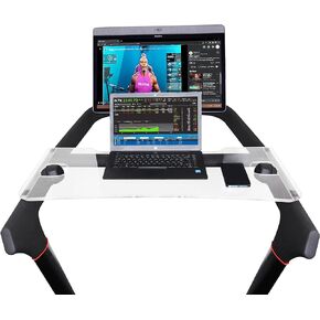 Treadmill Tray Compatible with The New Peloton Tread - Walking Tray Holder for Laptop, Tablet, Phone - Easy Mount, Exercise Workstation for Peloton Tread