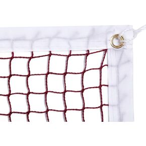 Badminton Net Nylon Portable Tennis Net Set - for Tennis Sport Net for Indoor/Outdoor, Backyard,Schoolyard,Garden, 20 FT x 2.5 FT (Without Frame)