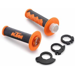 KTM Closed Lock On Hand Grip Set, 300, 350, 450, 500, XC, XC-W, SX-F, EXC-F, 1999-2016 (78102924000)