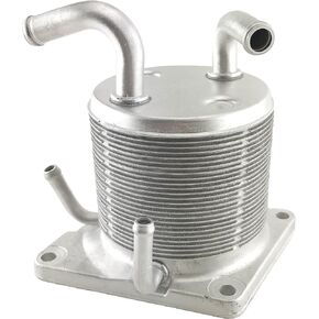 Upgraded CVT Transmission Oil Cooler Compatible with Nissan/Rogue/Juke/Sentra 2007-2013 21606-1XF0A (IE Works) 4 ports to Fix Overheating Nissan!
