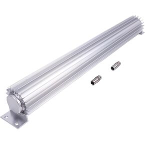 24" Universal Finned Aluminum Dual Pass Transmission Trans Oil Cooler