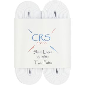 CRS Cross Figure Skate Laces - 2 Pair Skate Lace for Ice Skating
