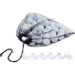 Clean Green Golf Balls 48 Recycled Used Srixon Golf Balls for Men - Good Condition Srixon Golf Ball - Includes 48 Bulk Golf Balls and Mesh Carrying Bag. Includes Different Srixon Models