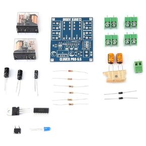 Speaker Protection Board, AC 12-24V Dual Relay Voltage Regulator C,Can Be Use to Control 500W Amplifier