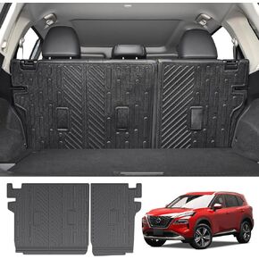 Cargo Mat Fit for 2021-2024 Nissan Rogue Cargo Liner TPE Trunk Mat All Weathear Seats Back Protector for 2021 2022 2023 2024 Nissan Rogue Accessories(Backrest Mat)