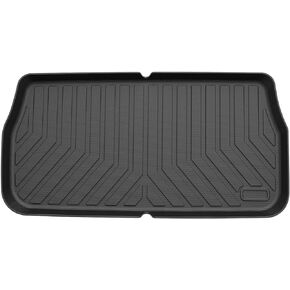 Mixsuper Custom Fit Cargo Liner for Chrysler Pacifica 2017-2023/Voyager 2020-2023, Behind The 3rd Row, All Weather Rear Cargo Mat Trunk Liner Black