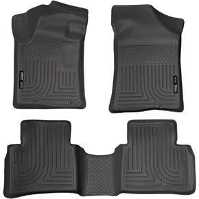 Husky Liners - Weatherbeater | Fits 2013 - 2018 Nissan Altima - Front & 2nd Row Liner - Black, 3 pc. | 99641