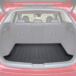 E-cowlboy Trunk Cargo Liner Mat Tray for Mazda CX-5 2017-2021 2022 Heavy Duty Waterproof Custom Fit - All Weather Odorless (Black) in Saudi Arabia