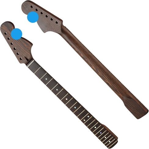 22fret ST Wenge جيتار كهربائي برأس كبير، رقبة 14 بوصة نصف قطر لوحة الأصابع، صامولة عظمية in Kuwait