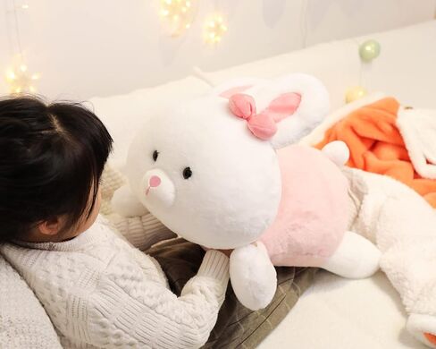 Easter Gifts Bunny Stuffed Animal Plush Pillow, 24 inch Cute Plush Toy, Large Soft Rabbit Plushie for Adults, Kids, Boys and Girls in Saudi Arabia