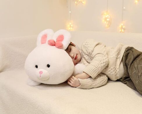Easter Gifts Bunny Stuffed Animal Plush Pillow, 24 inch Cute Plush Toy, Large Soft Rabbit Plushie for Adults, Kids, Boys and Girls in Saudi Arabia