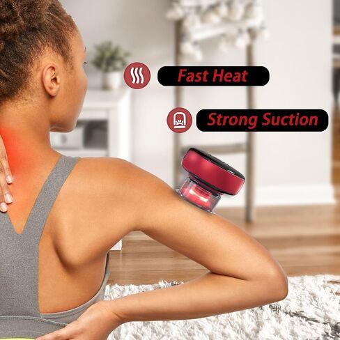 Professional Cupping Kit for Massage Therapy with Remote Control, Smart Cupping Therapy Set, Electric Cupping Massager for Targeted Pain Relief in Saudi Arabia