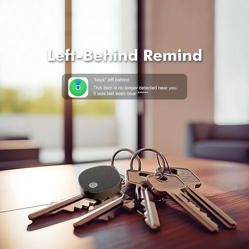 Tag Tracker- Bluetooth Keys Tracker Work with Apple Find My APP (iOS14.6 and Above only) Smart Tag Item Finder Locator for Kids Luggage Pets and More 1 Pack Black in Saudi Arabia