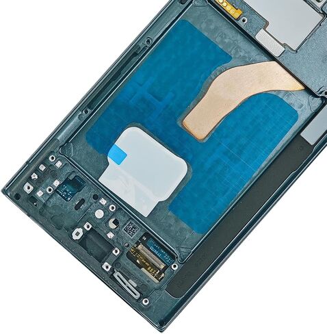 【 إصدار الولايات المتحدة】استبدال شاشة AMOLED لهاتف Samsung Galaxy S22 Ultra 5G مع طقم إطار لهاتف Samsung s22u SM-G908a SM-S908u S908w LCD مجموعة شاشة تعمل باللمس مع أدوات 6.8 بوصة أخضر in Saudi Arabia