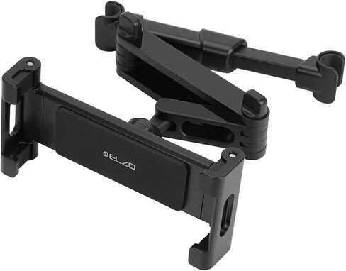 حامل مسند رأس السيارة ELZO، حامل تابلت قابل للتعديل 360 درجة للأجهزة مقاس 5.5 بوصة - 12.9 بوصة، أسود in Kuwait