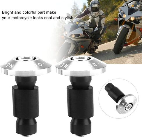 Motorcycle Grip Lock, 22mm 7/8inch Motorcycle Handlebar End Slider Plug Caps for Racing ATV Offroad in Saudi Arabia
