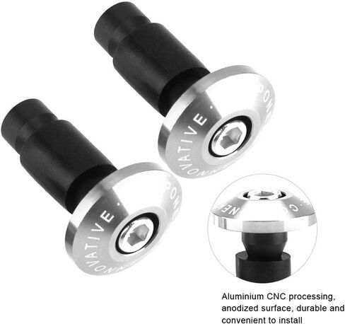 Motorcycle Grip Lock, 22mm 7/8inch Motorcycle Handlebar End Slider Plug Caps for Racing ATV Offroad in Saudi Arabia