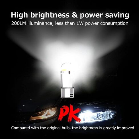 لمبة LED للسيارة DOKeep T10 194 161 168 921 2825 158 c194 192 لوحة ترخيص W5W باب علامة 6000K مصباح داخلي أبيض 12 فولت (30 قطعة أبيض) in Saudi Arabia