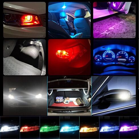 لمبة LED للسيارة DOKeep T10 194 161 168 921 2825 158 c194 192 لوحة ترخيص W5W باب علامة 6000K مصباح داخلي أبيض 12 فولت (30 قطعة أبيض) in Saudi Arabia