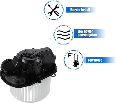 X AUTOHAUX HVAC محرك سخان منفاخ الجمعية رقم 7P0820021 لبورش كايين 2011-2018 لفولكس واجن طوارق 2011-2017 in Saudi Arabia