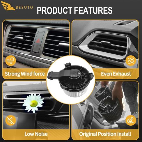 محرك منفاخ سخان HVAC متوافق مع Honda Civic CR-V Accord/Infiniti M35h M37 M56 Q70 Q70L /Acura ILX RDX - يستبدل 79310-T0A-A01 700260 79310-T2F-A01 79310-TR6-A71 PM4038 in Kuwait