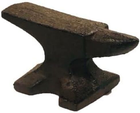 Anvil Paperweight - Antique Rustic Finish Desk Decor For Man Cave, Game Room, Dad Gift, 1 Pound in Kuwait
