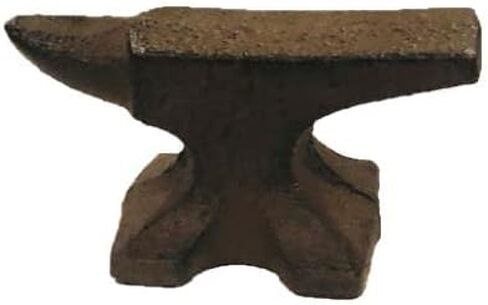Anvil Paperweight - Antique Rustic Finish Desk Decor For Man Cave, Game Room, Dad Gift, 1 Pound in Kuwait