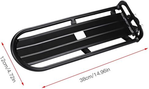 Bike Rear Rack Bicycle Cargo Rack Retractable Adjustable Aluminum Alloy Bicycle Rear Seat Luggage Shelf Mountain Bike Carrier Bracket Rack for Cargo Transport in Kuwait