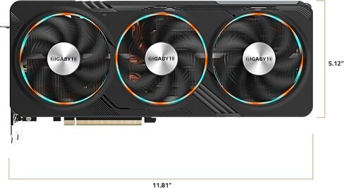 بطاقة رسومات GIGABYTE GeForce RTX 4070 Super Gaming OC 12G، 3X WINDFORCE Fans، 12GB 192-bit GDDR6X، بطاقة فيديو GV-N407SGAMING OC-12GD in Saudi Arabia
