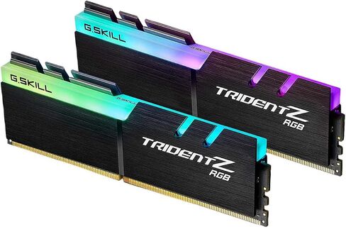 G.SKILL Trident Z RGB Series (Intel XMP) DDR4 RAM 16GB (2x8GB) 3600MT/s CL18-22-22-42 1.35V Desktop Computer Memory UDIMM (F4-3600C18D-16GTZR) in Kuwait